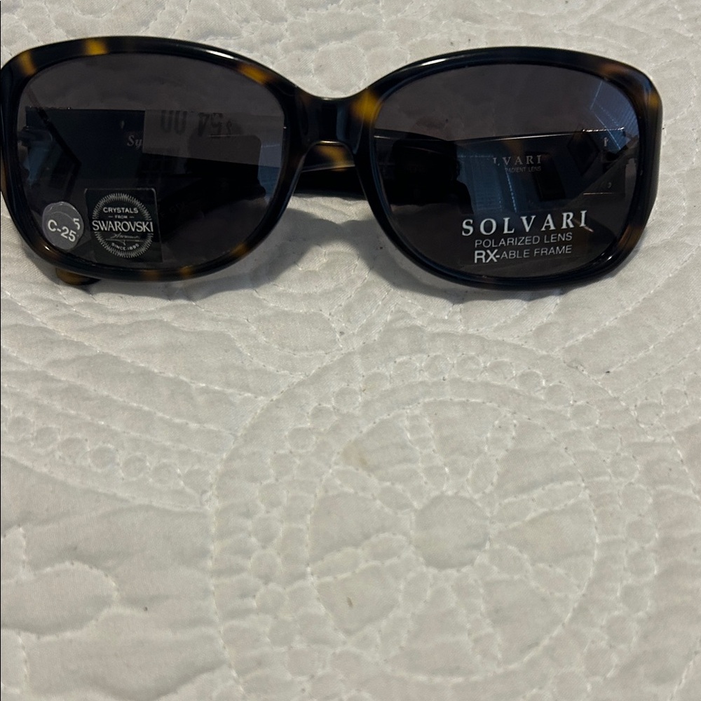 Polarized Tortoiseshell Women's Sunglasses No Case